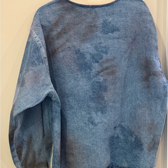 Zara Men’s shirt. Denim with waistband and zipper trim - Picture 5 of 9